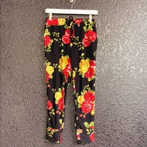 *Sold* Floral Joggers